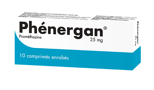PHENERGAN 25 mg, comprimé enrobé